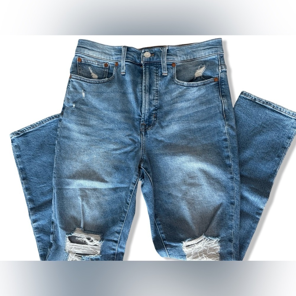 Madewell The Perfect Vintage Jean in Light Denman Wash & Distressed | Size 29 - Picture 6 of 16